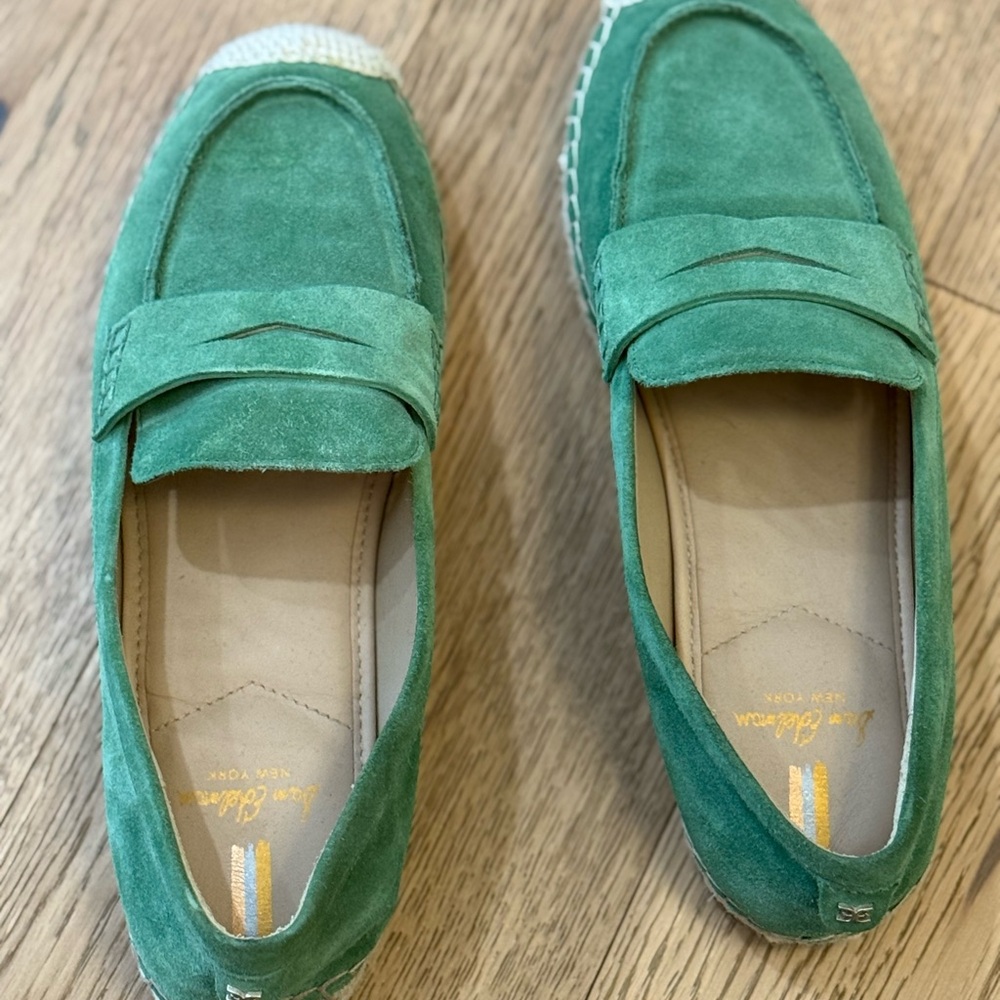 Sam Edelman Green Espadrilles